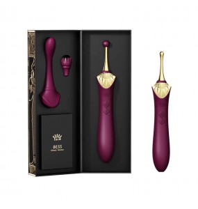 ZALO - BESS Clitoris Stimulator Massager (Chargeable - Velvet Purple)